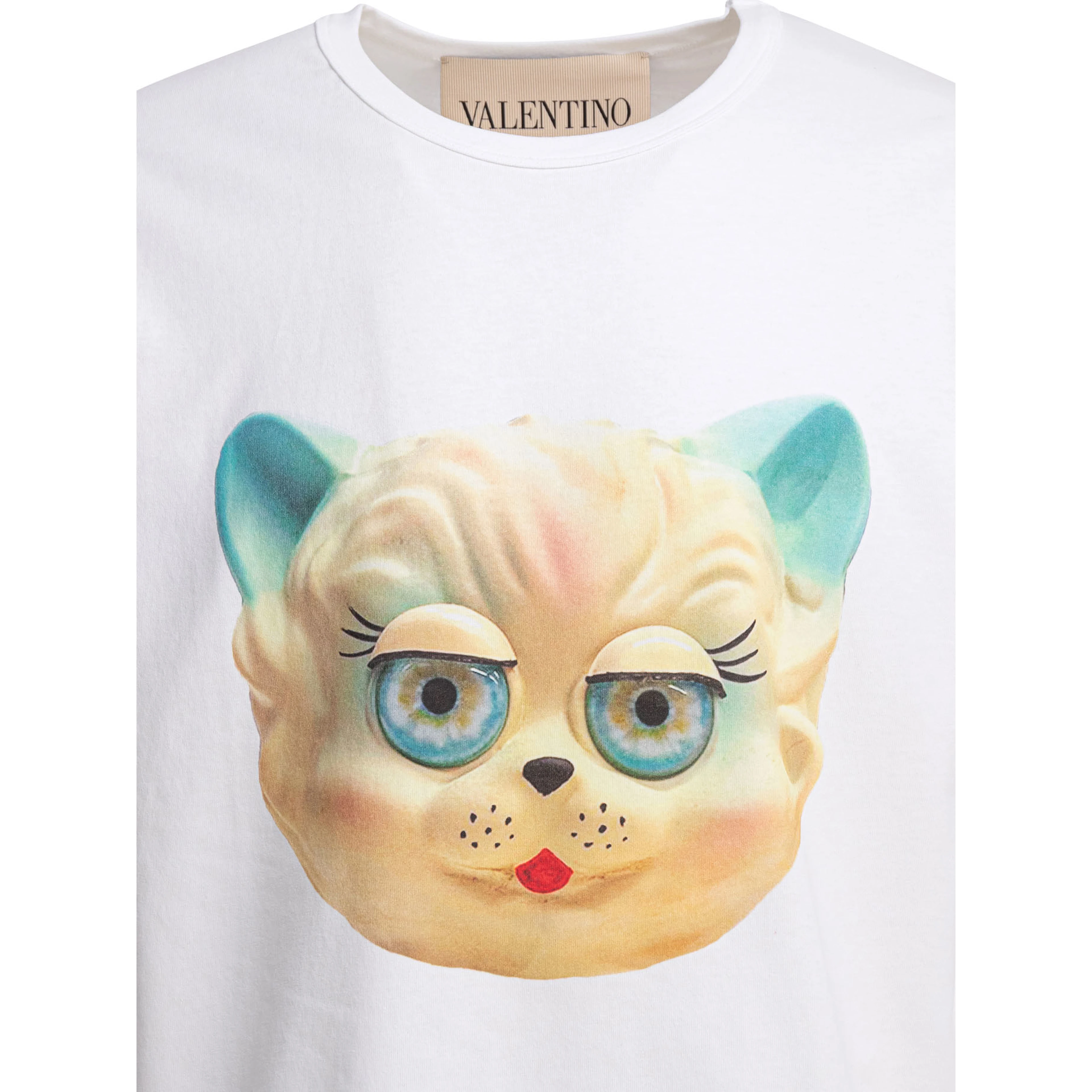 "Le Chat De La Maison" crew-neck T-shirt