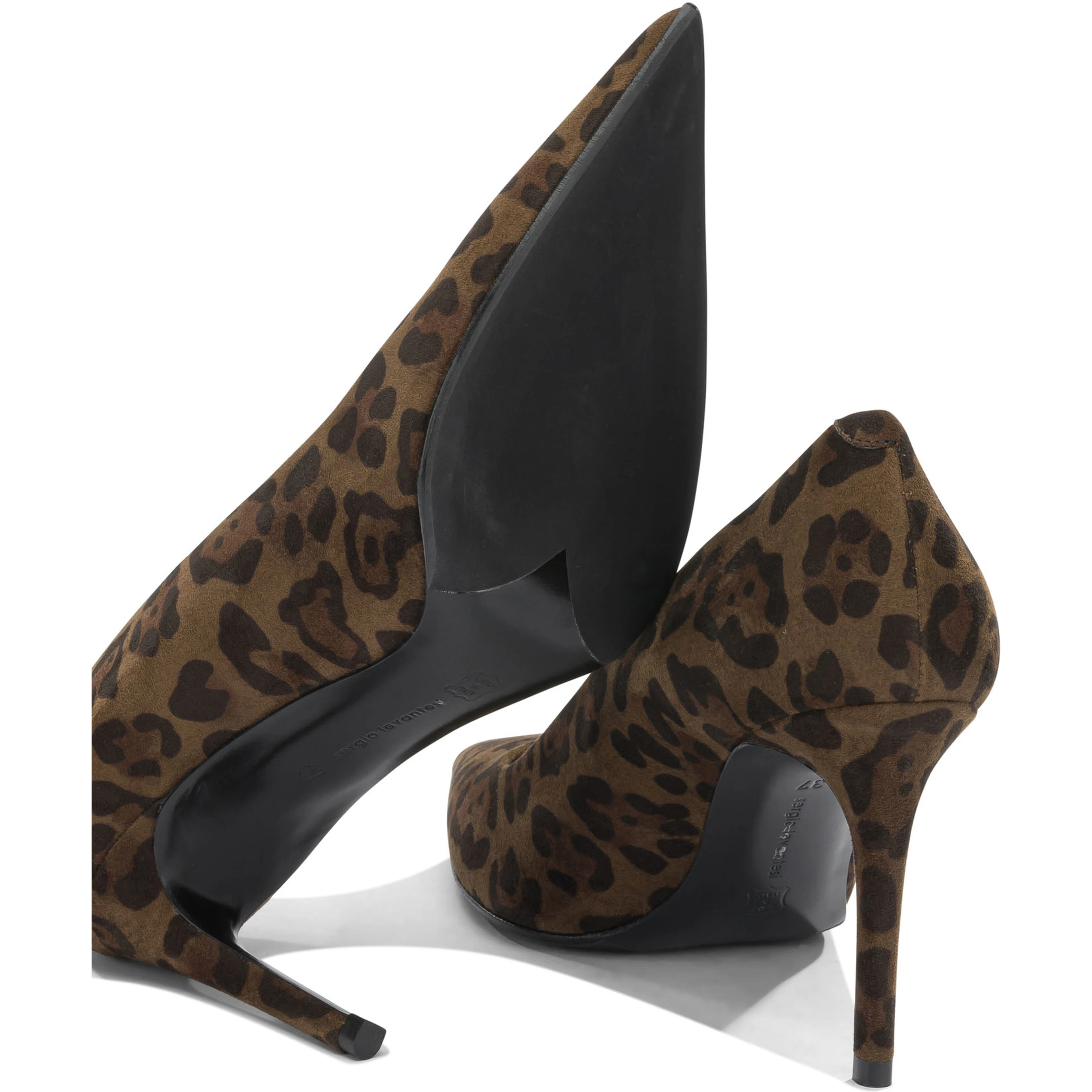 80mm suede pumps