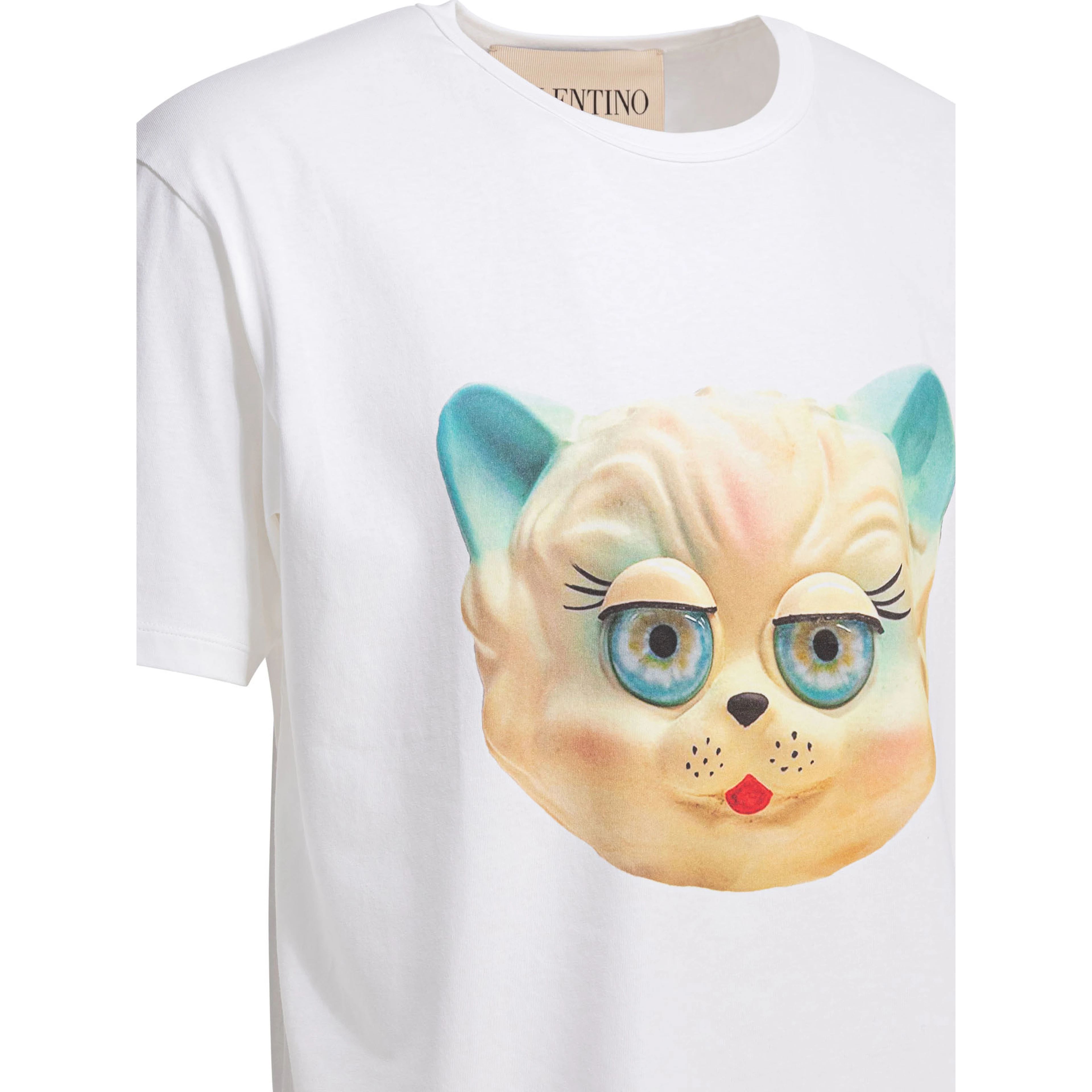 "Le Chat De La Maison" crew-neck T-shirt