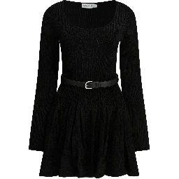 Knitted flared dress