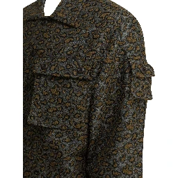 Cotton blend overshirt jacket