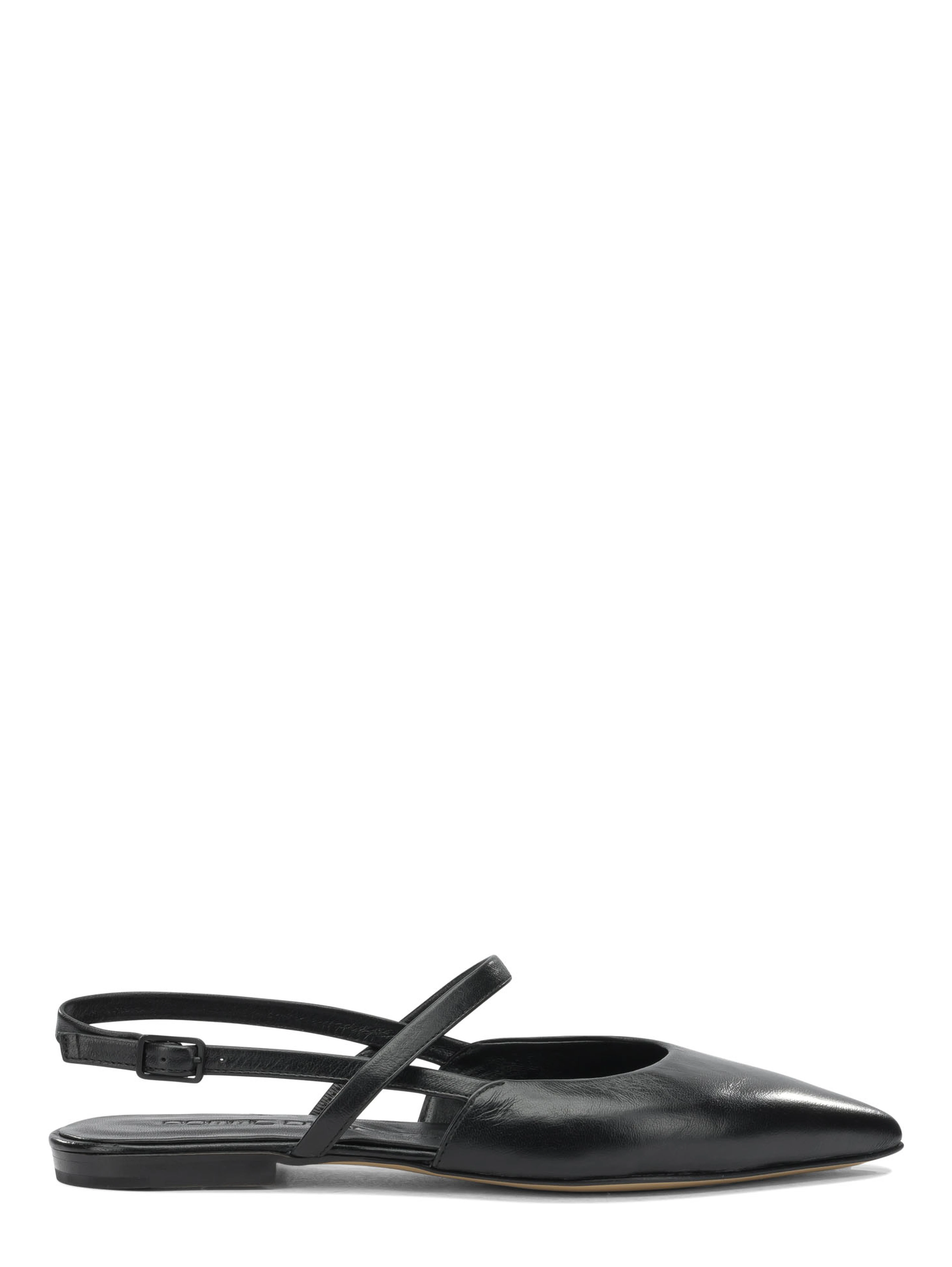 Ballerine slingback in pelle