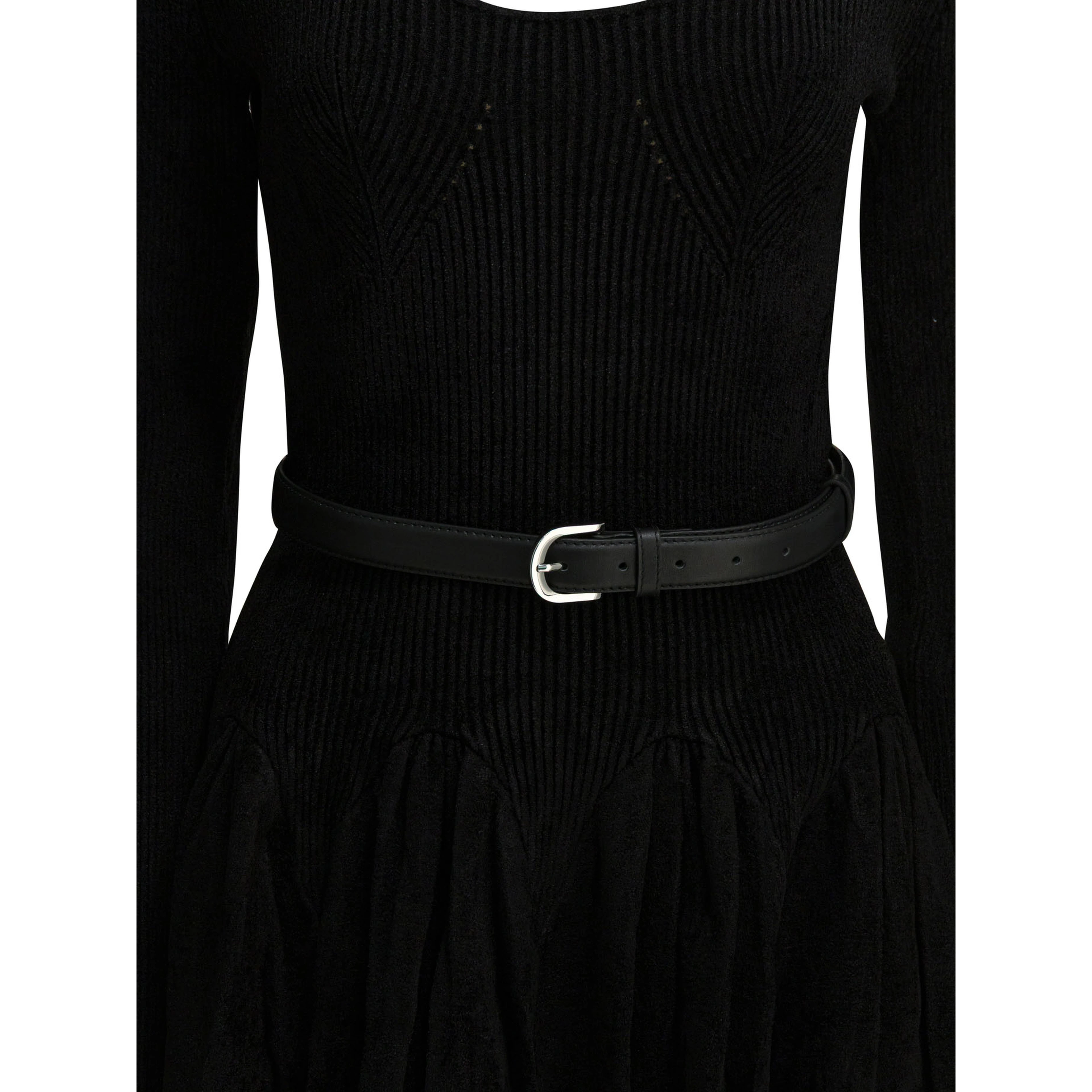 Knitted flared dress