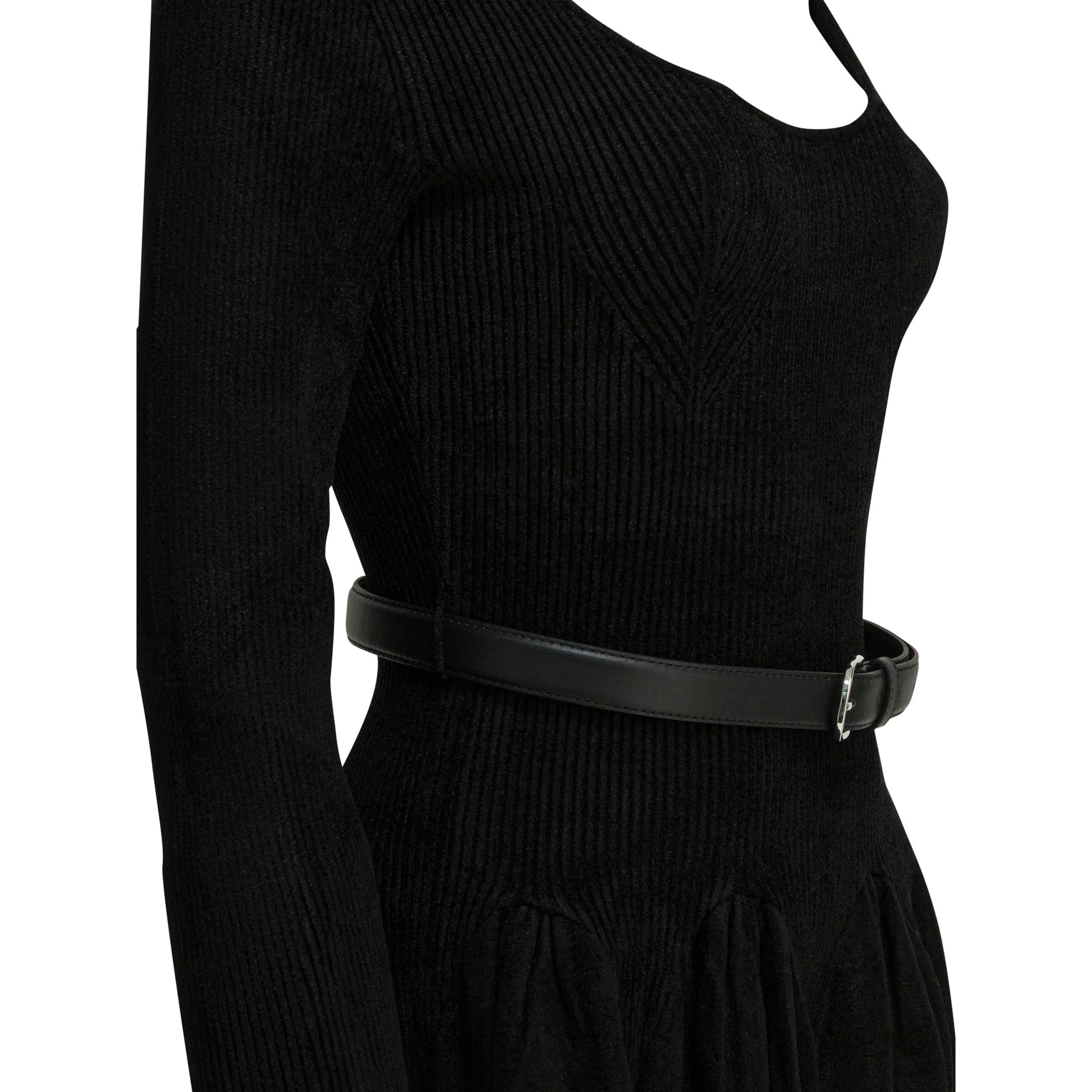 Knitted flared dress