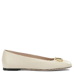 "VLogo" Classic ballet flats