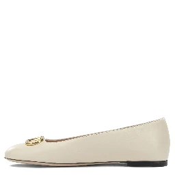 "VLogo" Classic ballet flats