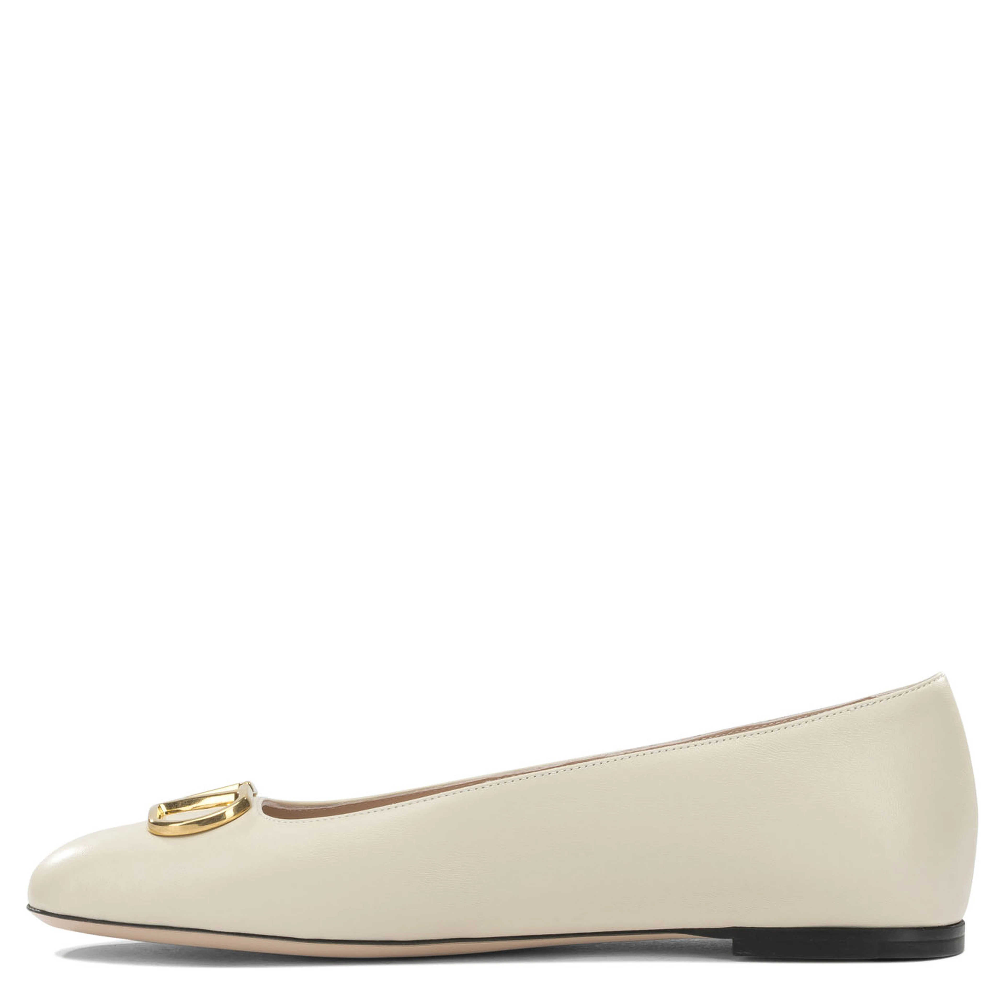 "VLogo" Classic ballet flats