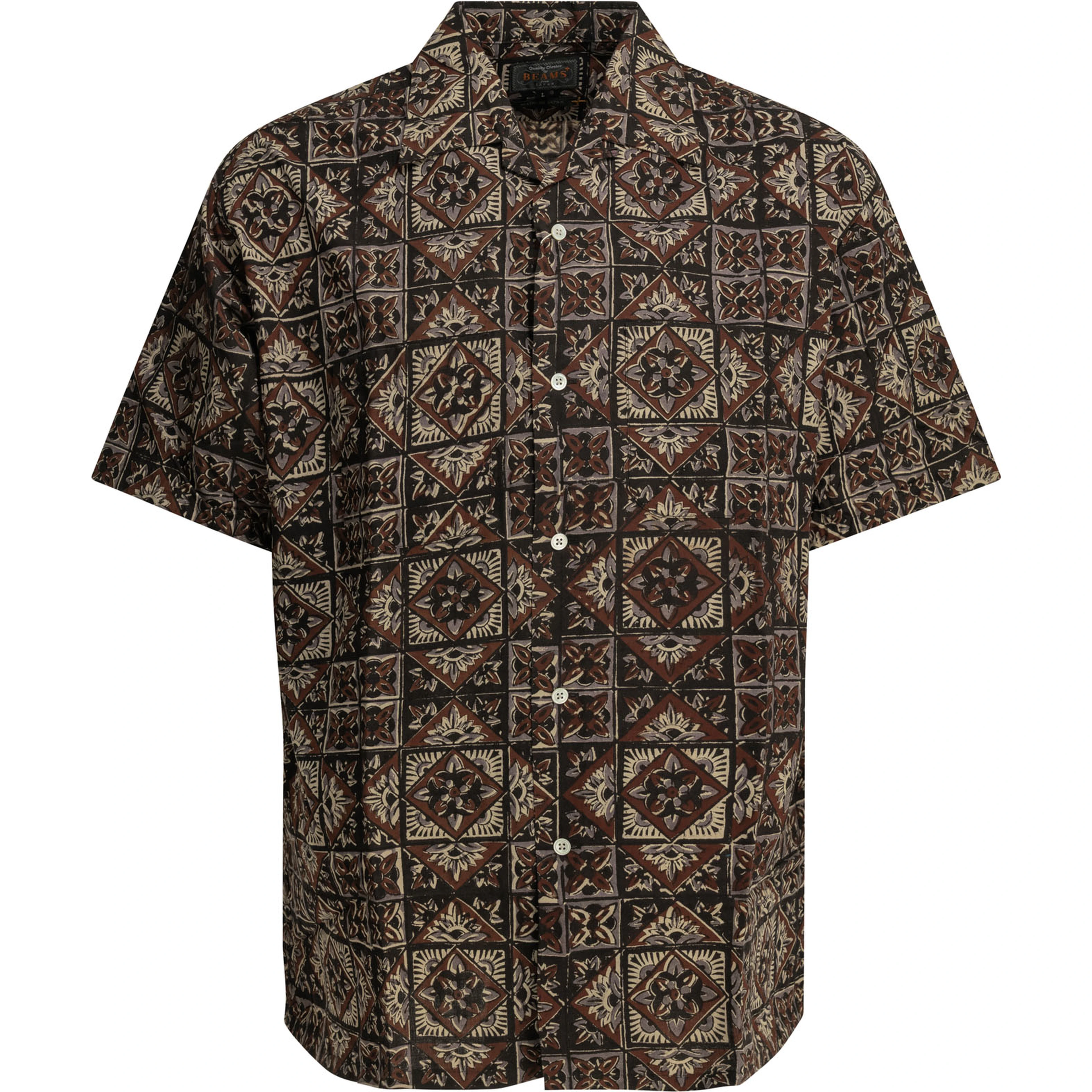 "Block Print" Casual Shirt