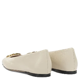 "VLogo" Classic ballet flats