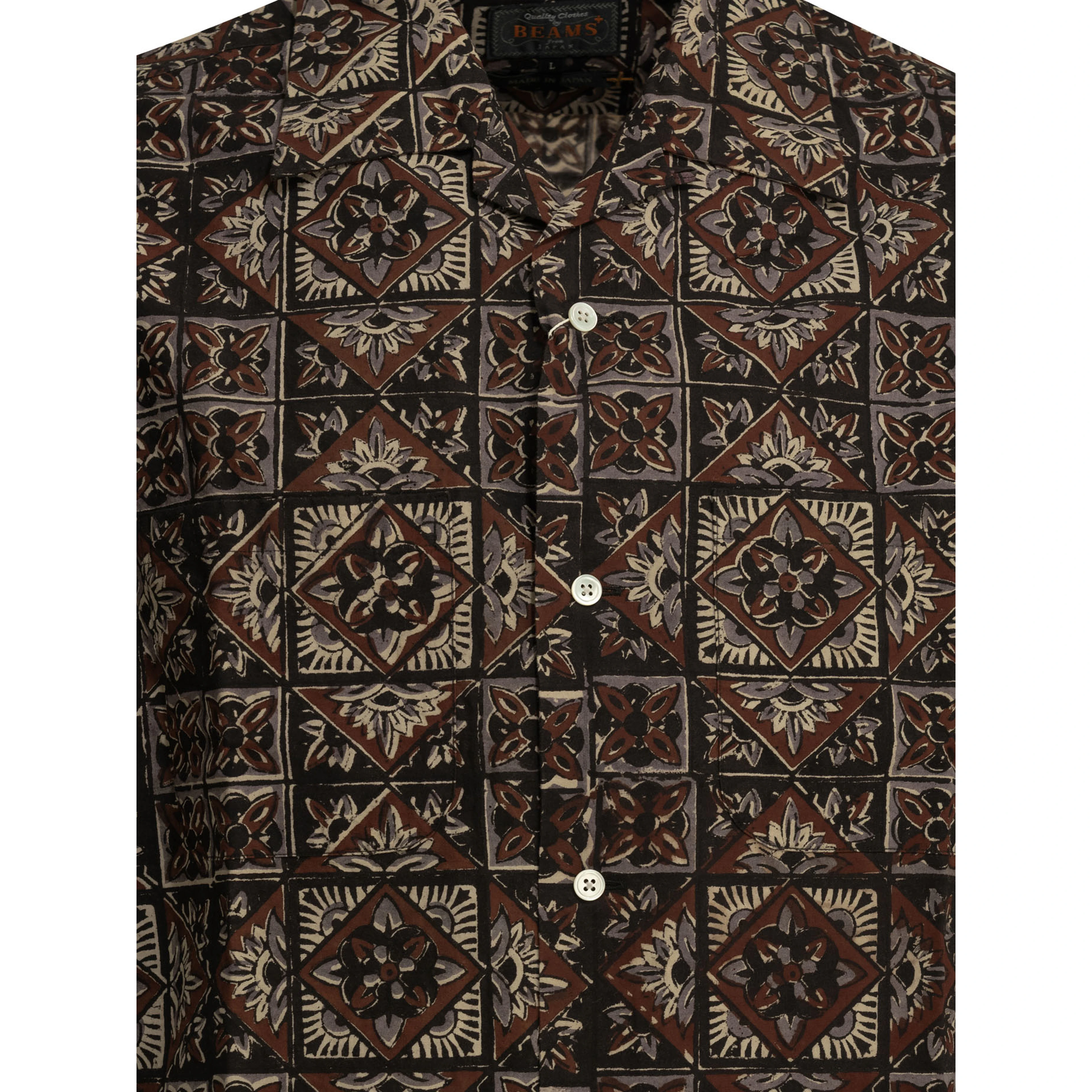 "Block Print" Casual Shirt