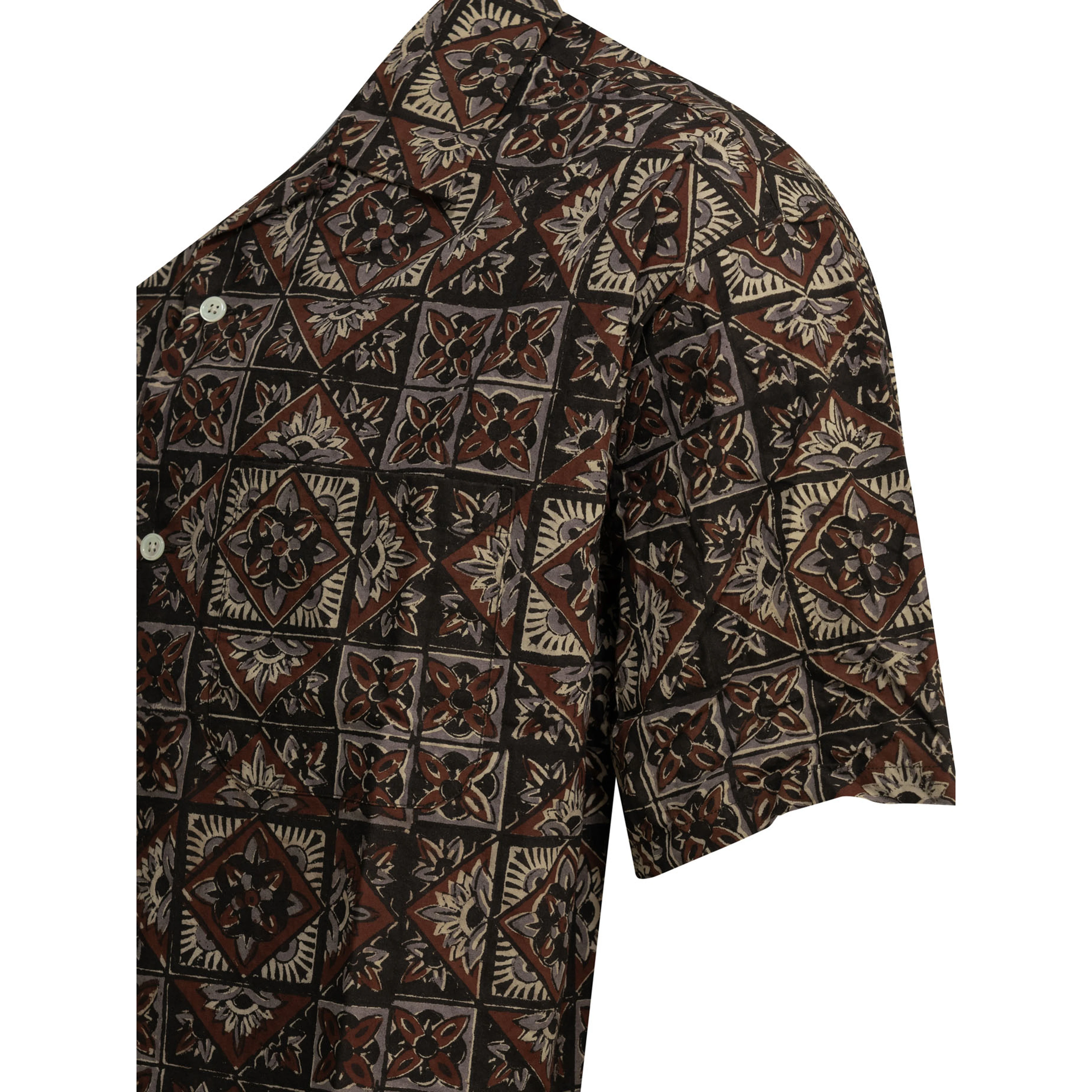 "Block Print" Casual Shirt