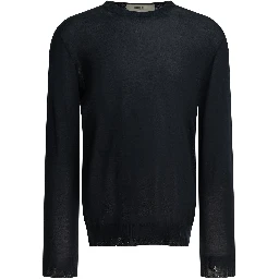 Wool crew neck sweater