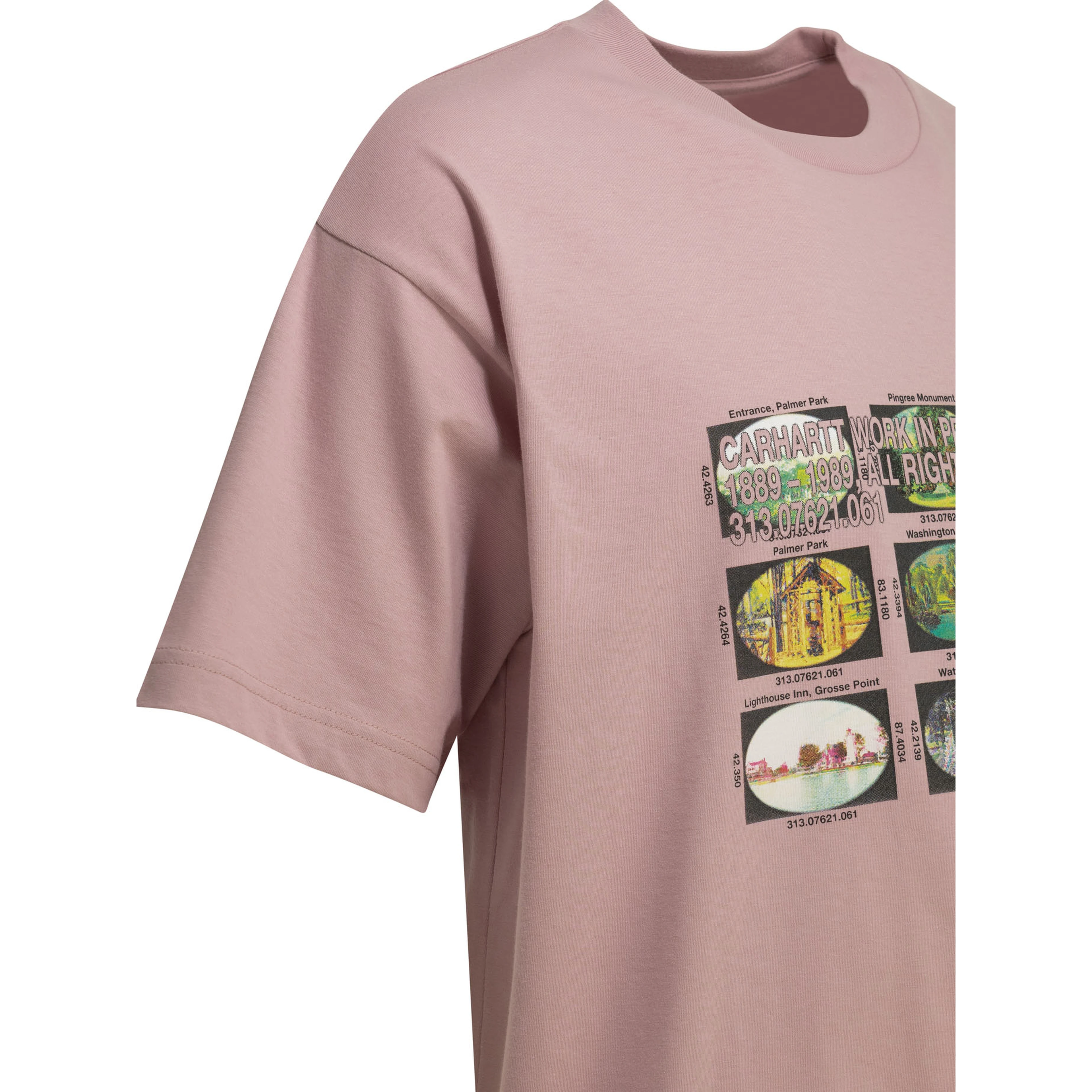 "Coordinates" crew-neck T-shirt