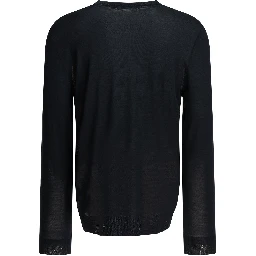 Wool crew neck sweater