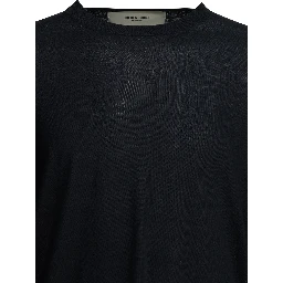 Wool crew neck sweater