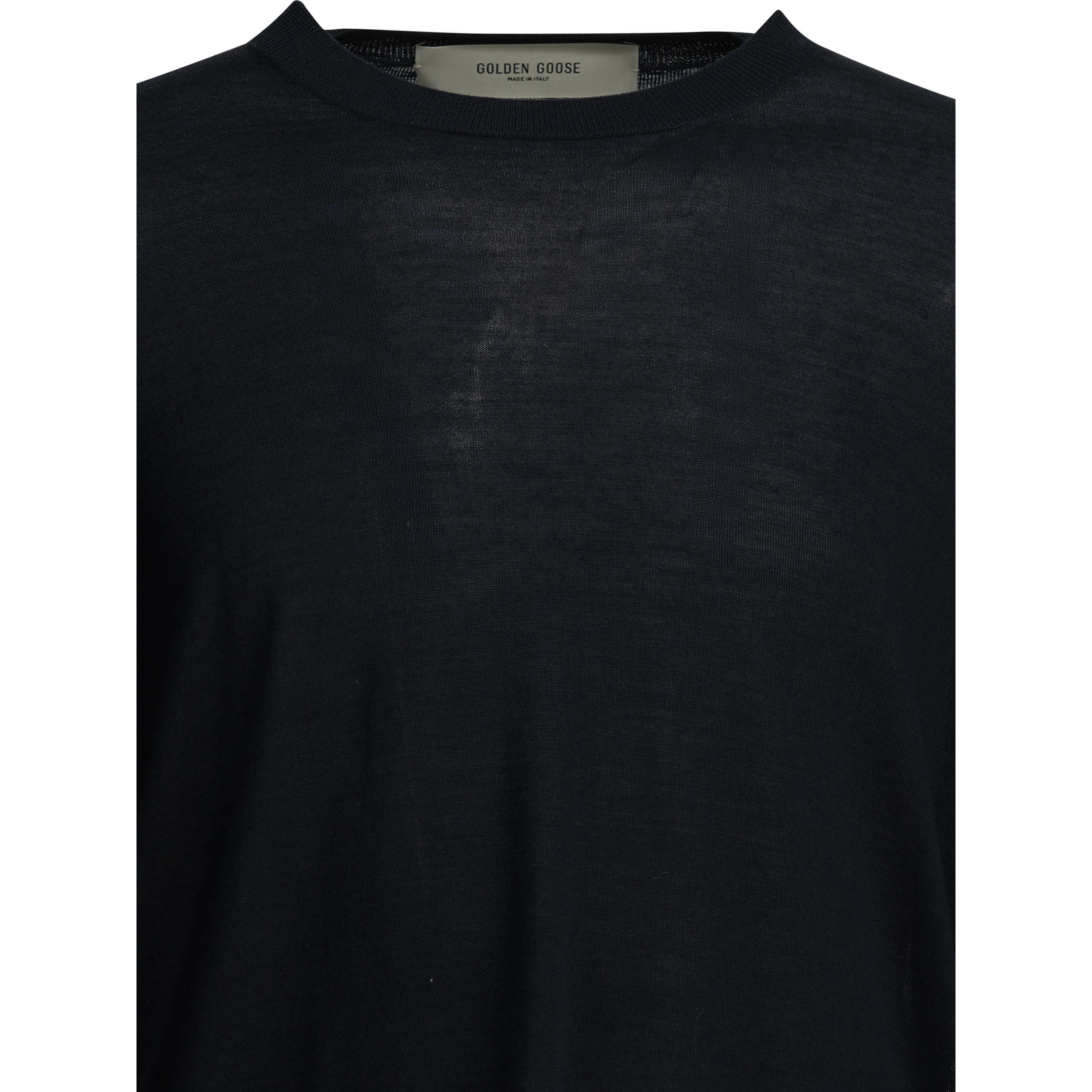 Wool crew neck sweater