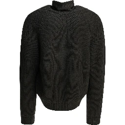 Double-breasted cashmere cardigan