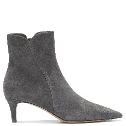 "Levy 55MM" Ankle Boots with Zipper