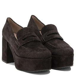 "Jenna 75MM" Heeled Loafers