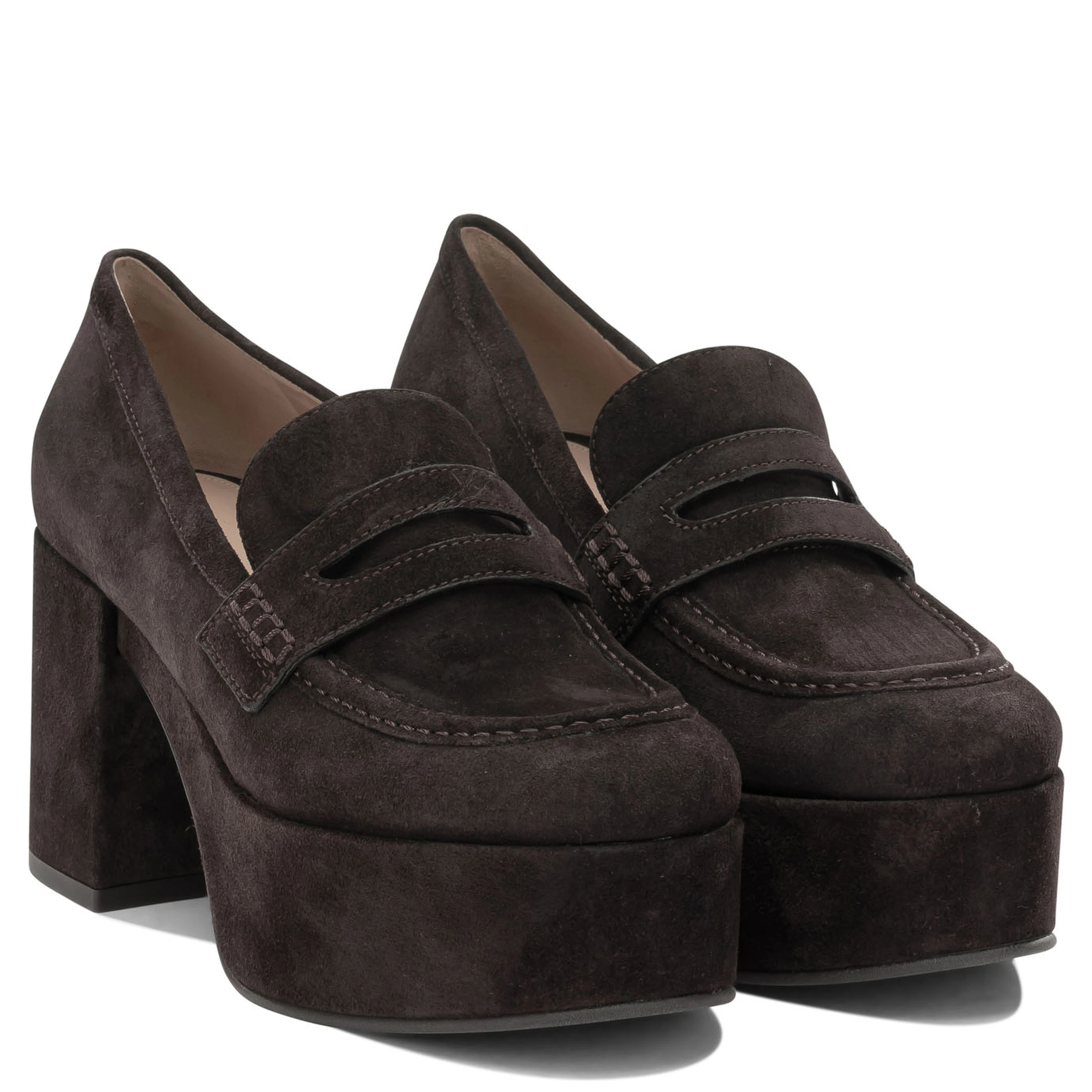 "Jenna 75MM" Heeled Loafers