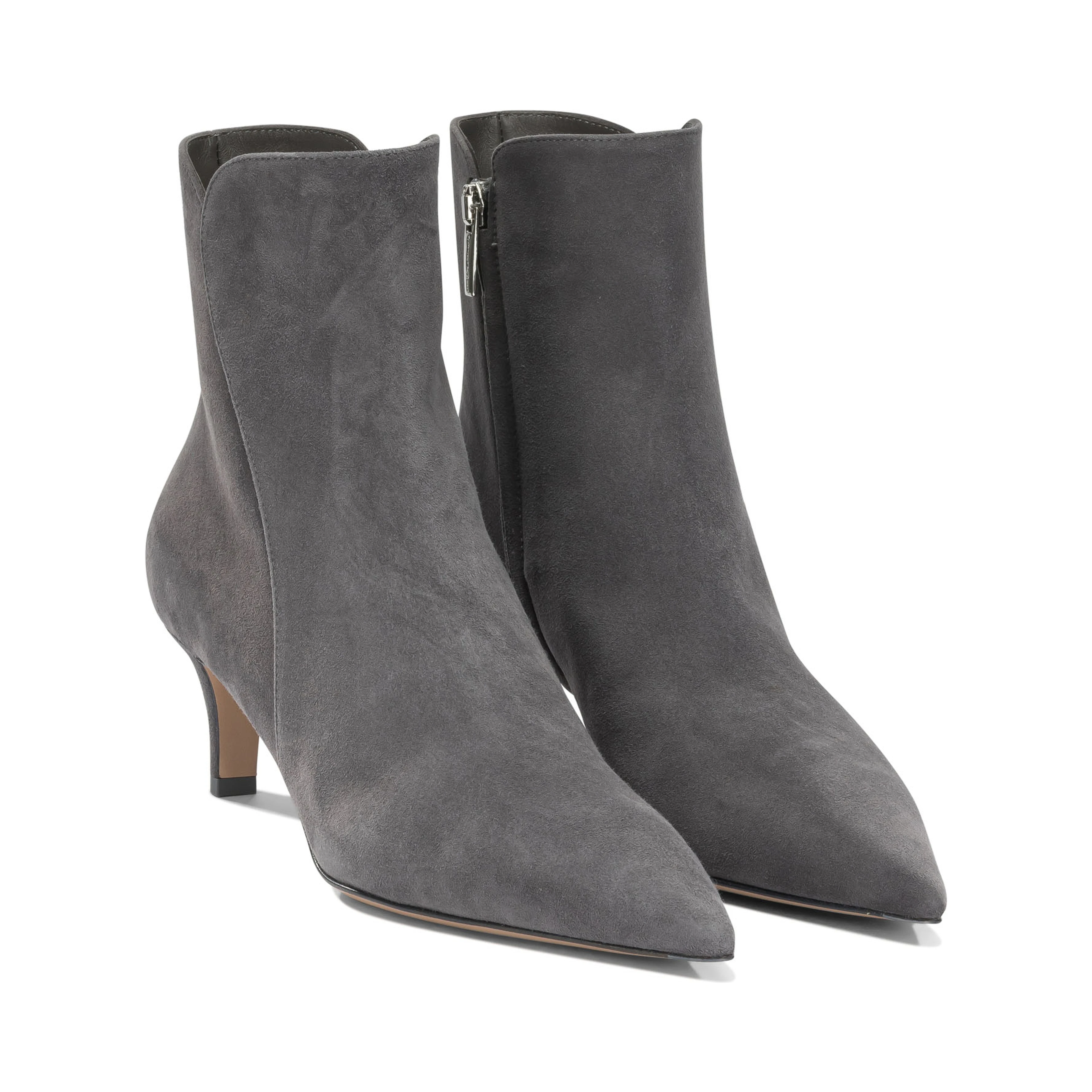 "Levy 55MM" Ankle Boots with Zipper