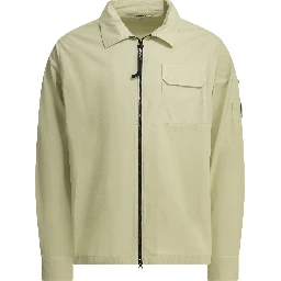 "Organic Gabardine" Overshirt Jacket