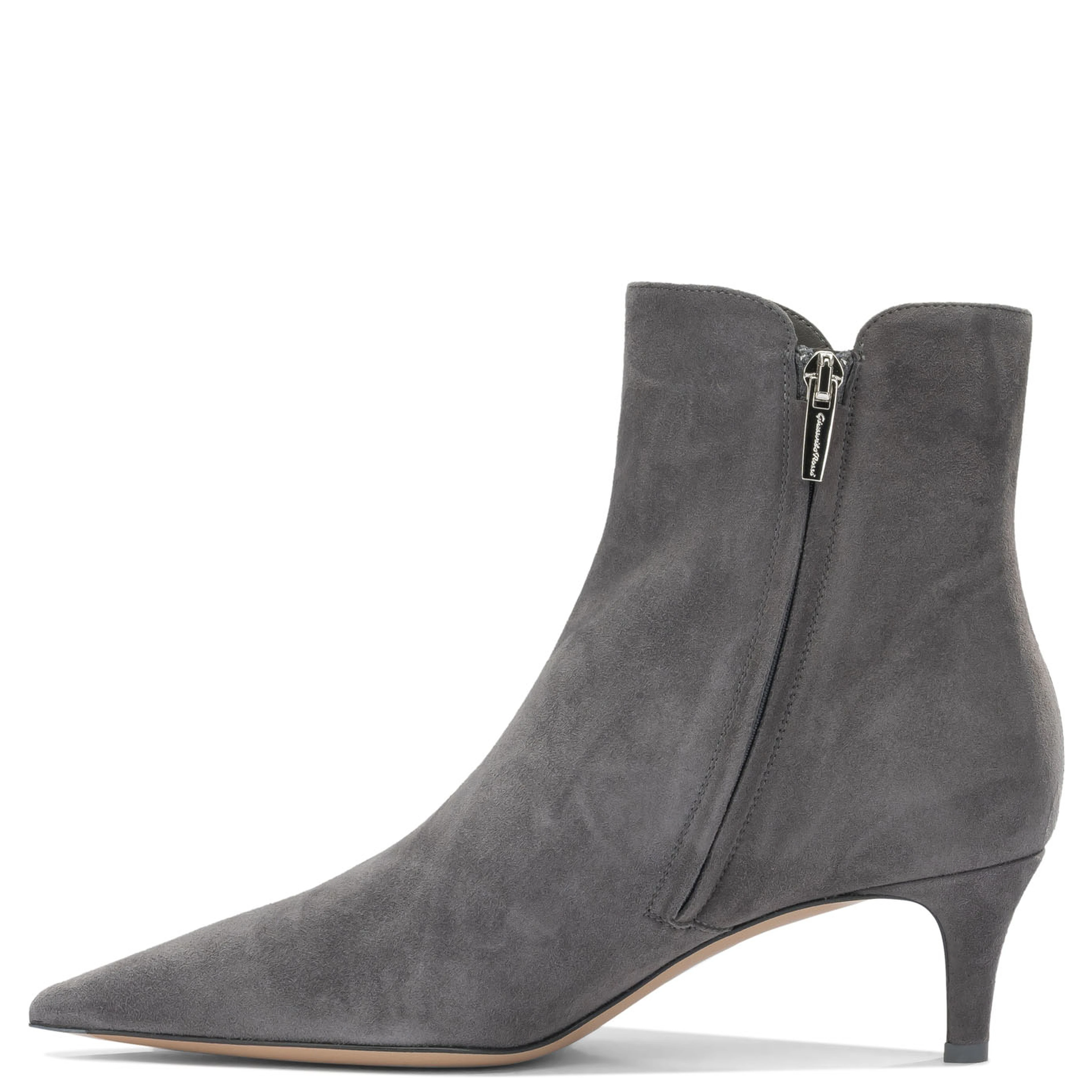 "Levy 55MM" Ankle Boots with Zipper