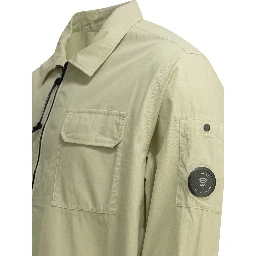 "Organic Gabardine" Overshirt Jacket
