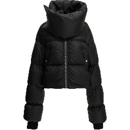 "Funnel Neck" Short Down Jacket