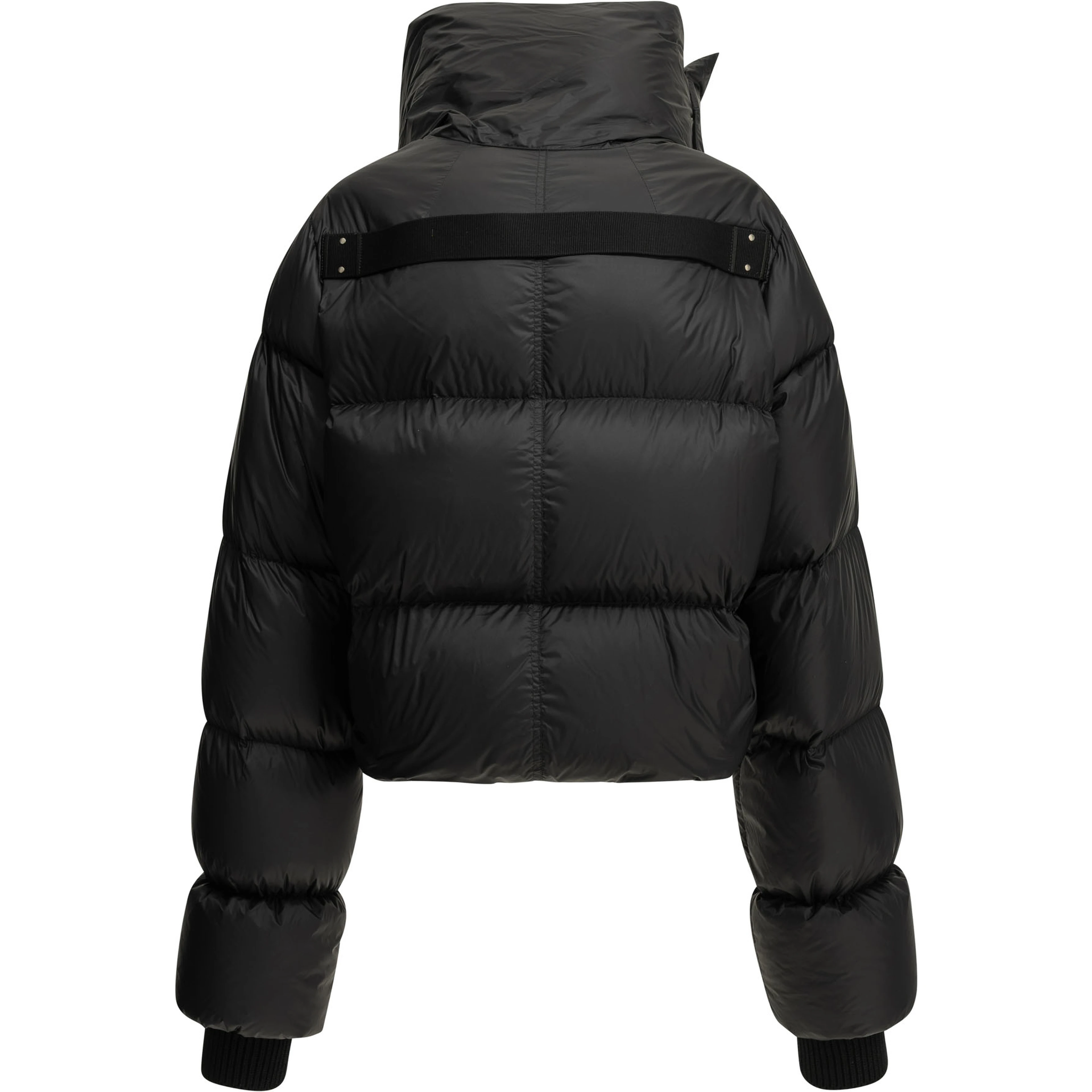 "Funnel Neck" Short Down Jacket