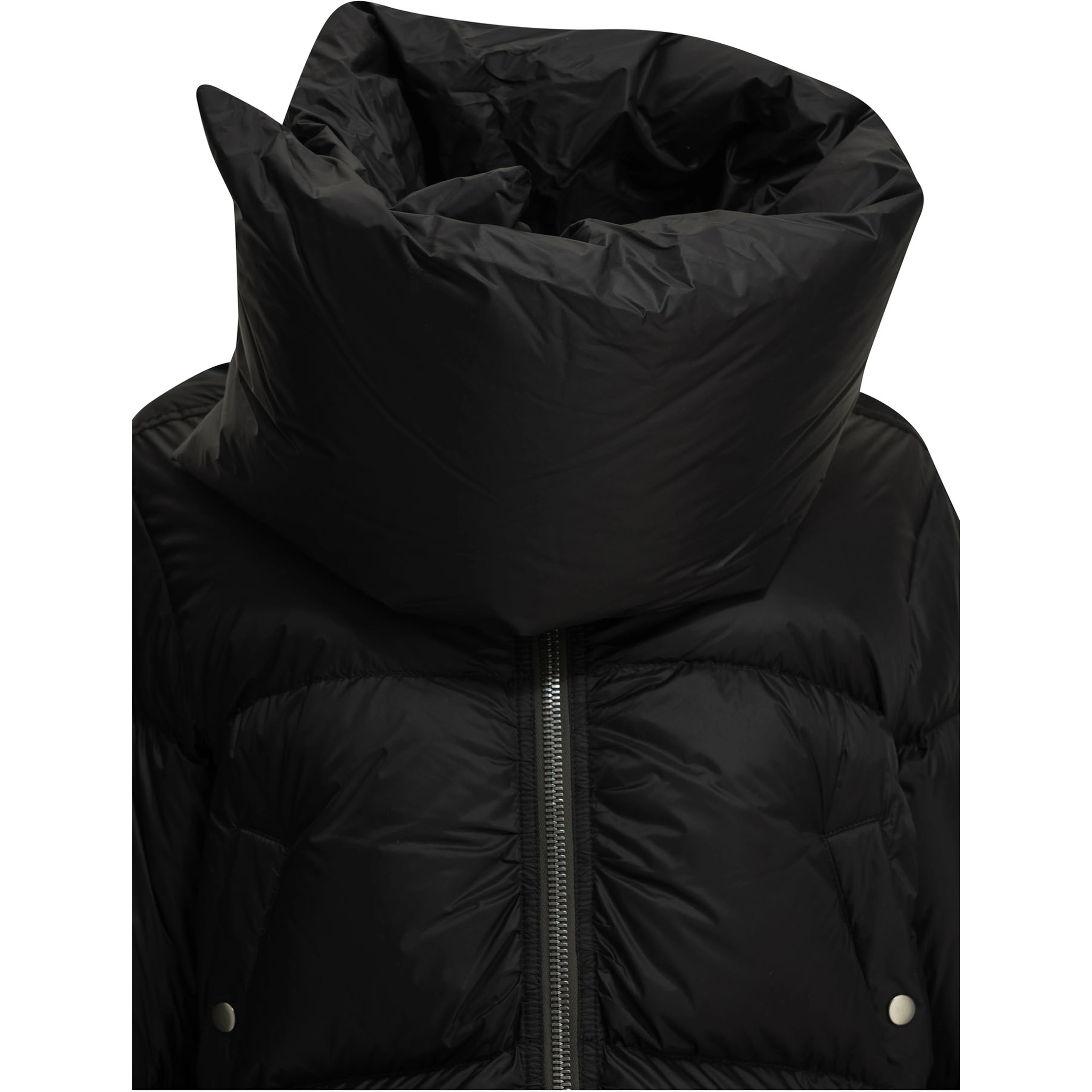 "Funnel Neck" Short Down Jacket