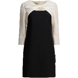Crepe couture dress