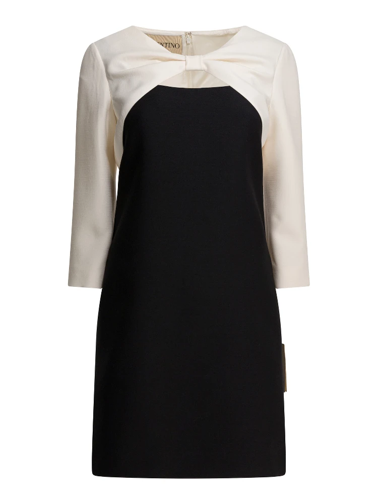 Crepe couture dress