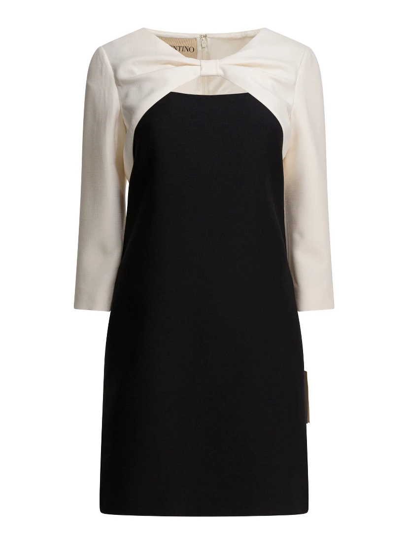 Crepe couture dress