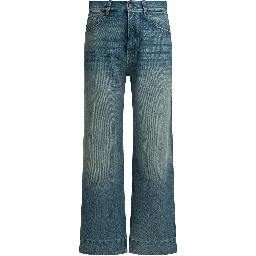 Short wide leg jeans