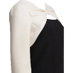 Crepe couture dress