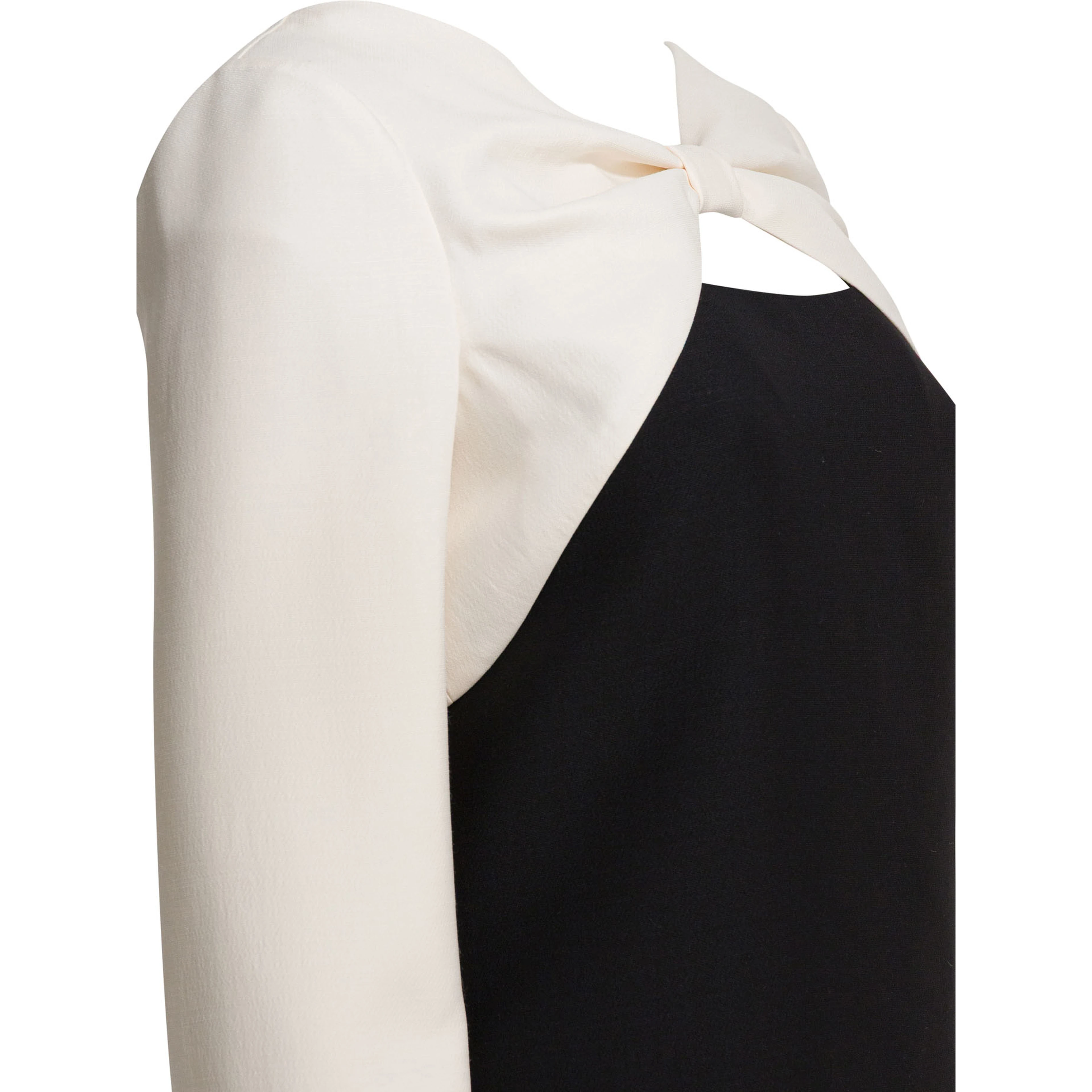 Crepe couture dress
