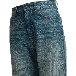 Short wide leg jeans