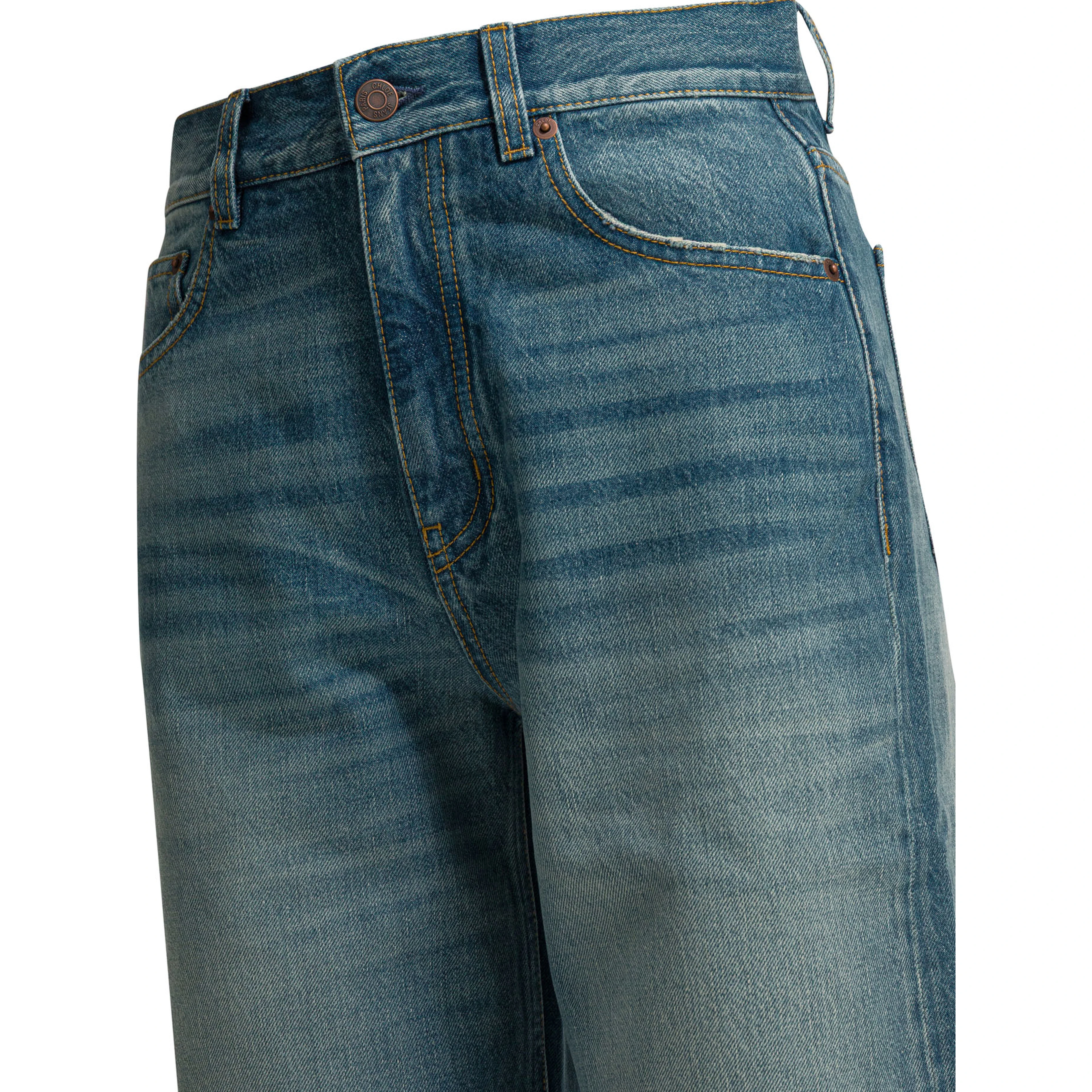 Short wide leg jeans