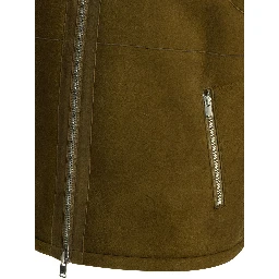Shearling sleeveless jacket