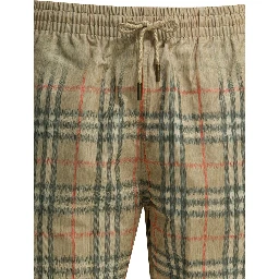 "Check" swim shorts