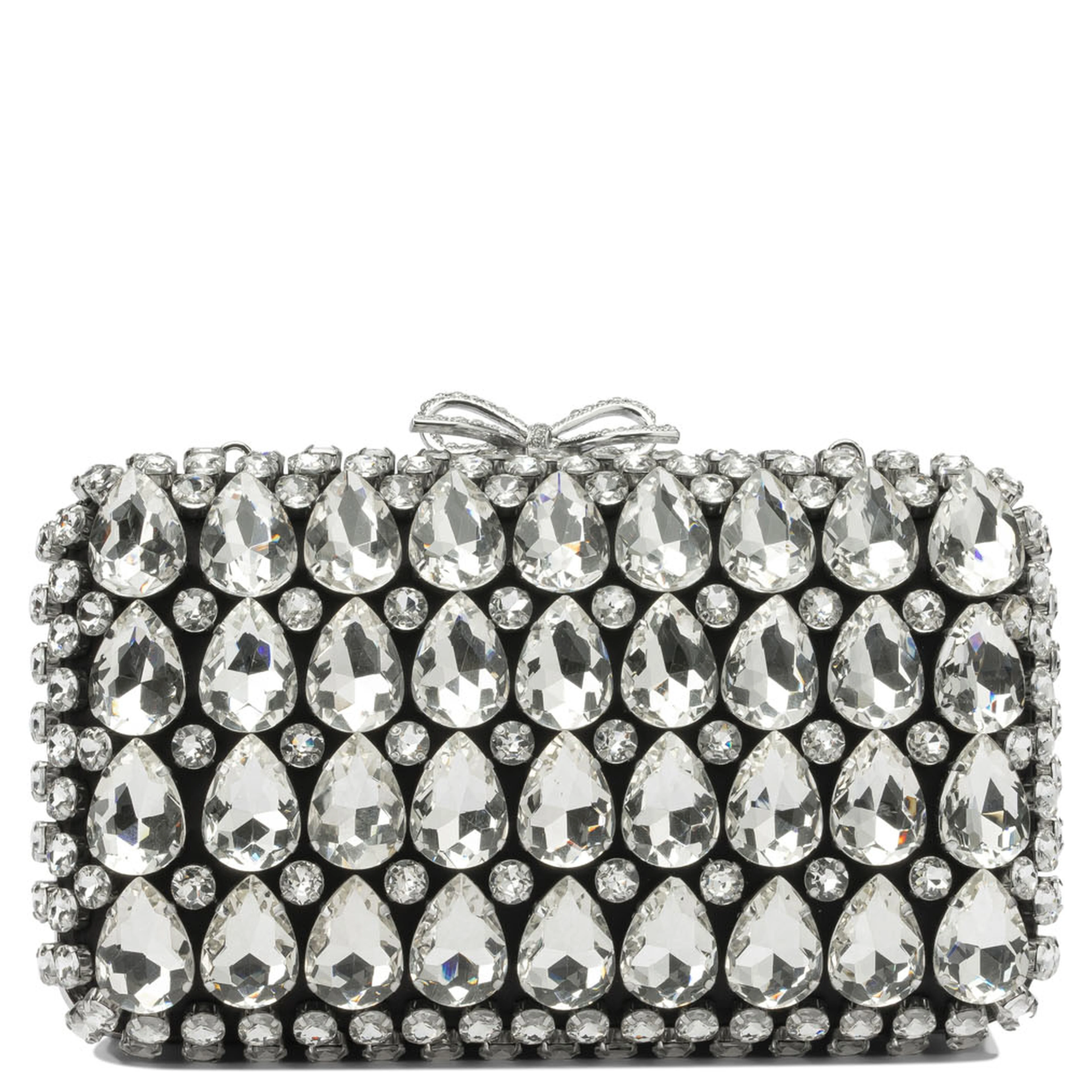 Clutch with crystals