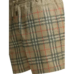"Check" swim shorts