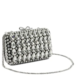 Clutch with crystals