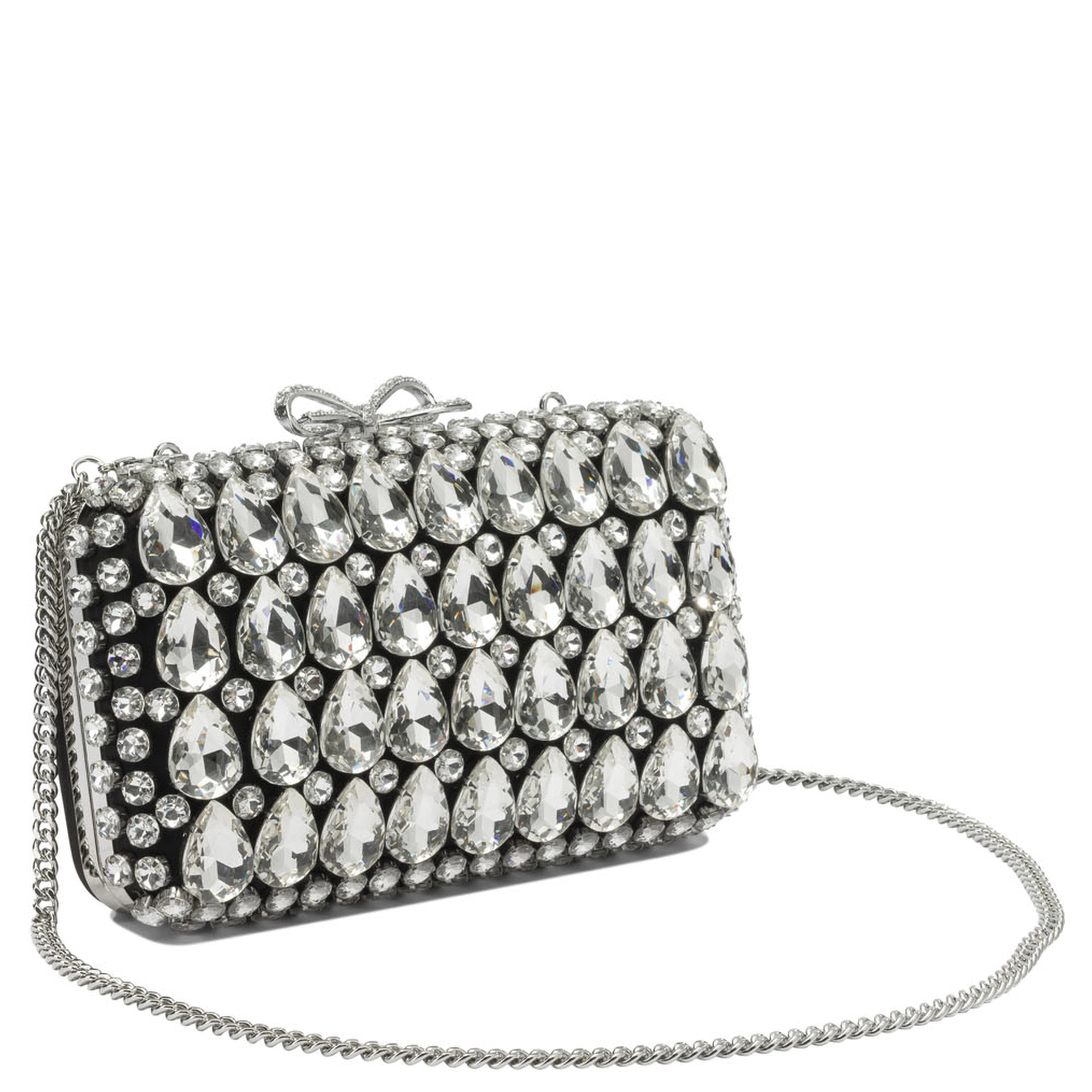 Clutch with crystals
