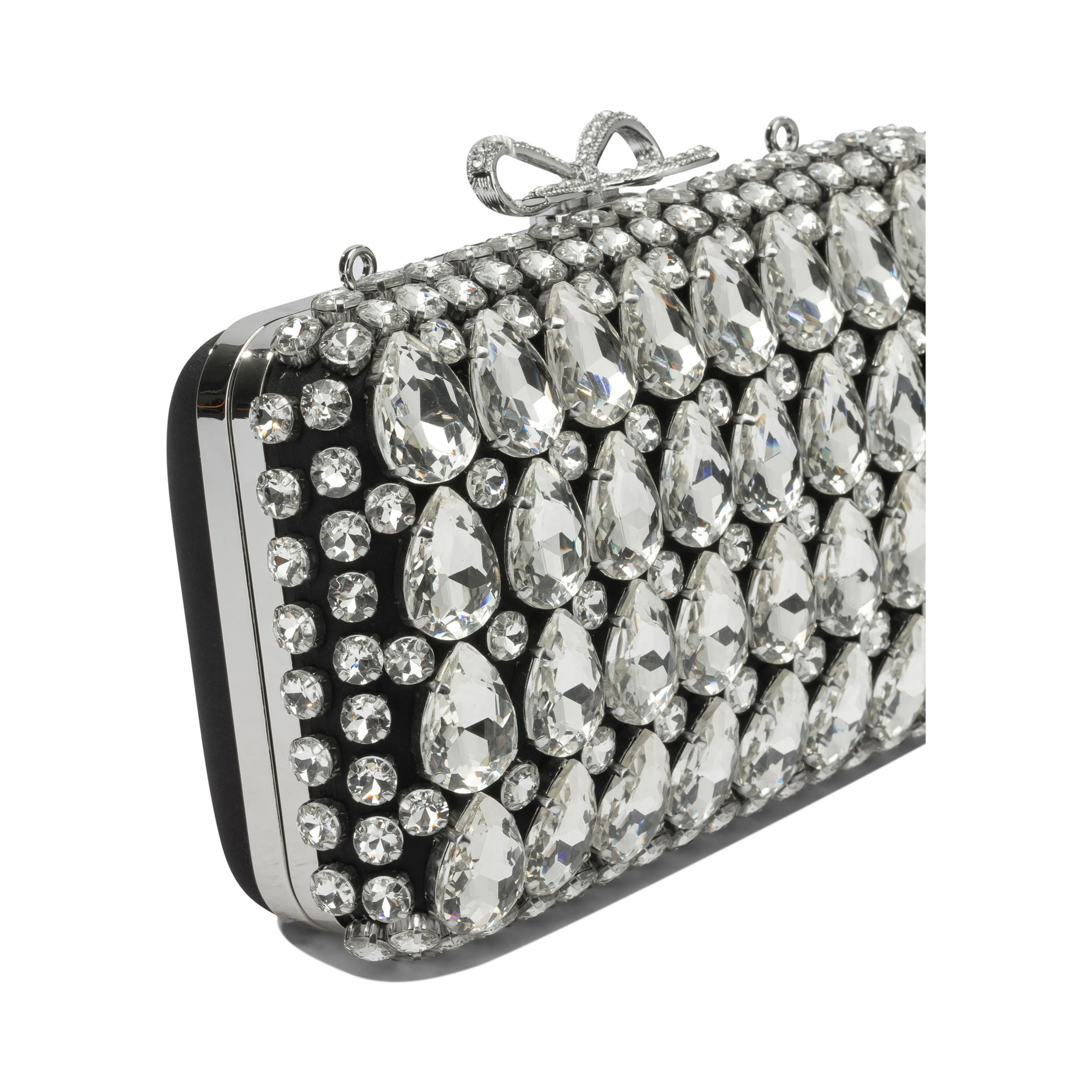 Clutch with crystals