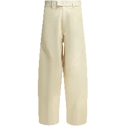 "0 Helicoid" wide leg jeans