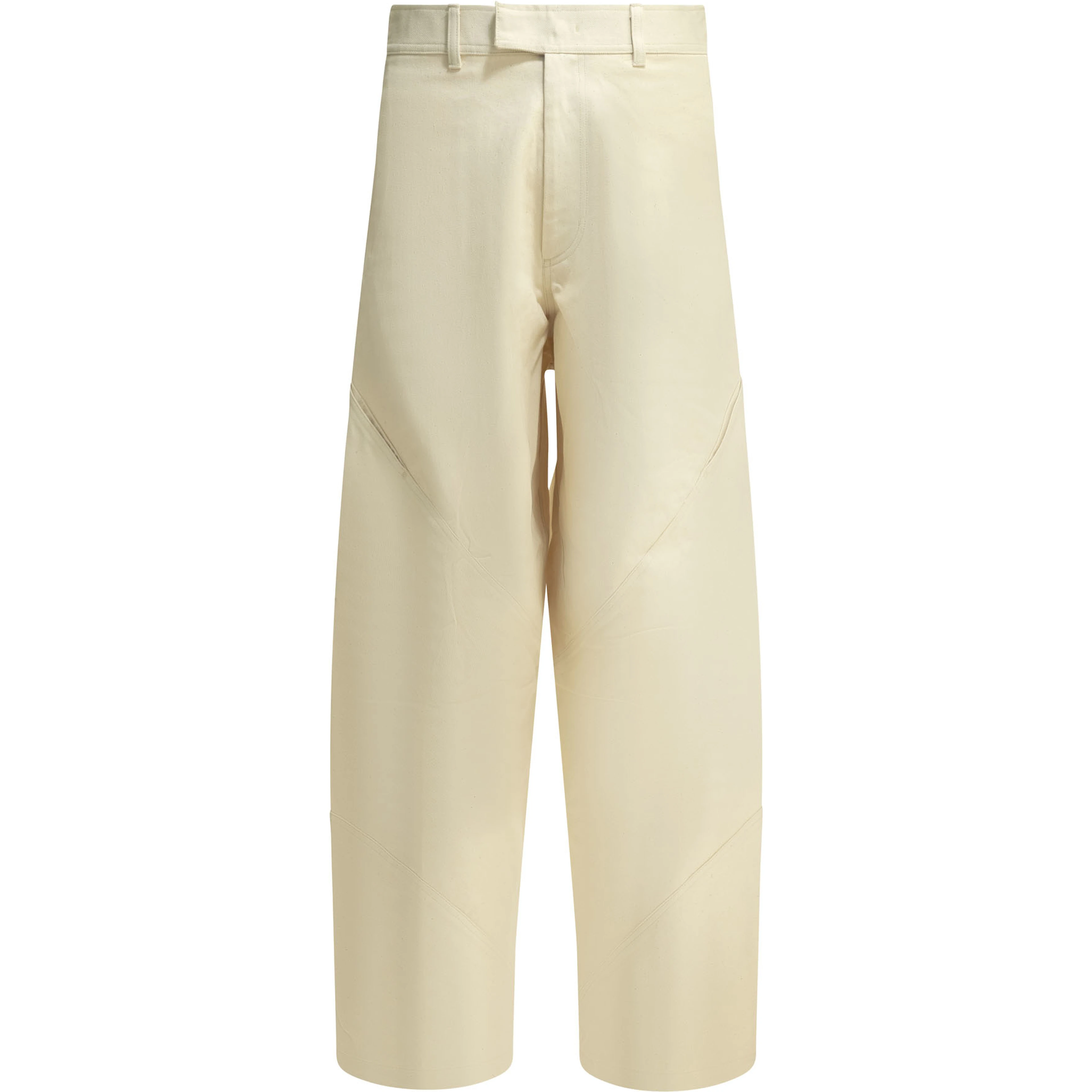 "0 Helicoid" wide leg jeans