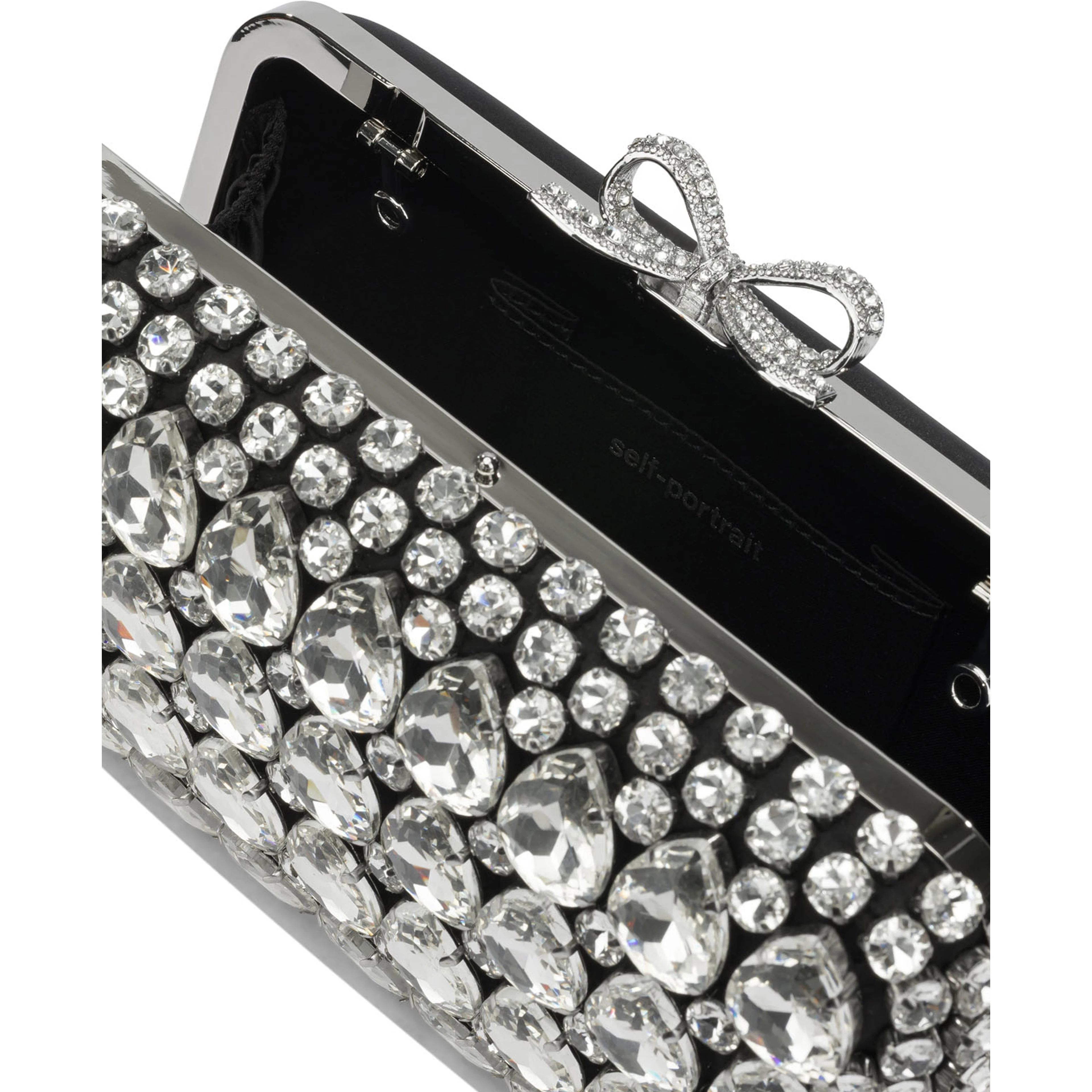 Clutch with crystals