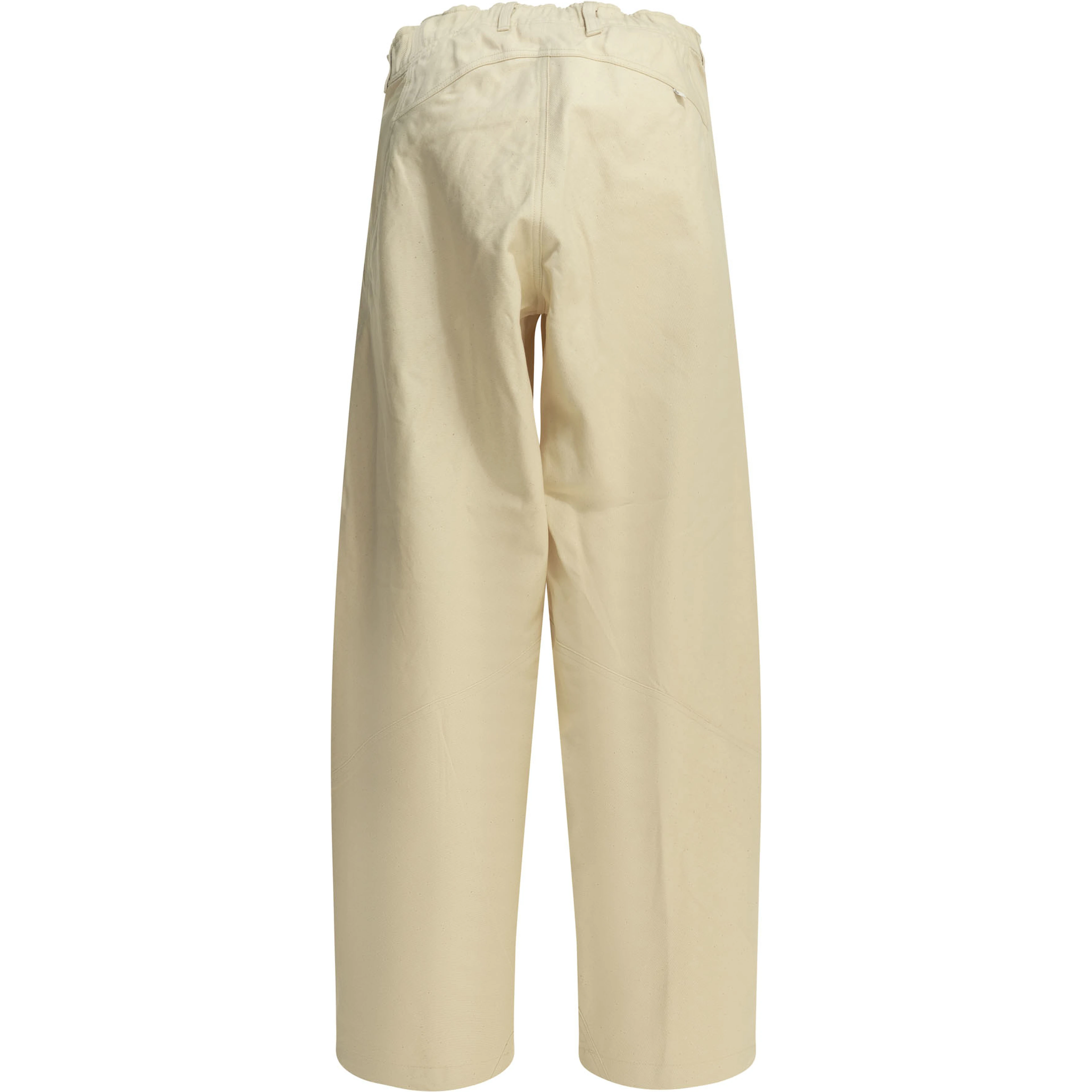 "0 Helicoid" wide leg jeans